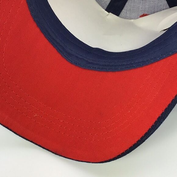 Baseball Cap Fancy That Of London Hat Unisex Navy Red Brim  Bath London England - Picture 7 of 8